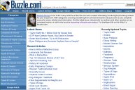 Screenshot of Buzzle.com