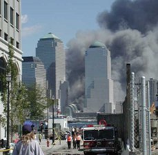 Dark Smoke Against a Skyline